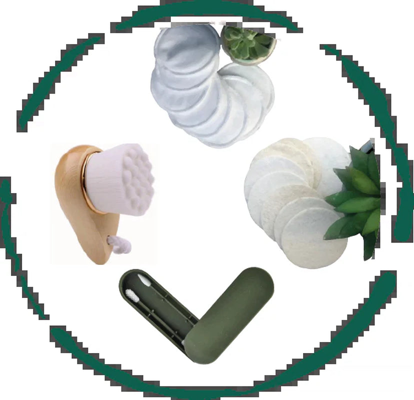 Eco-Friendly Facial Skin Care Accessories Bundle