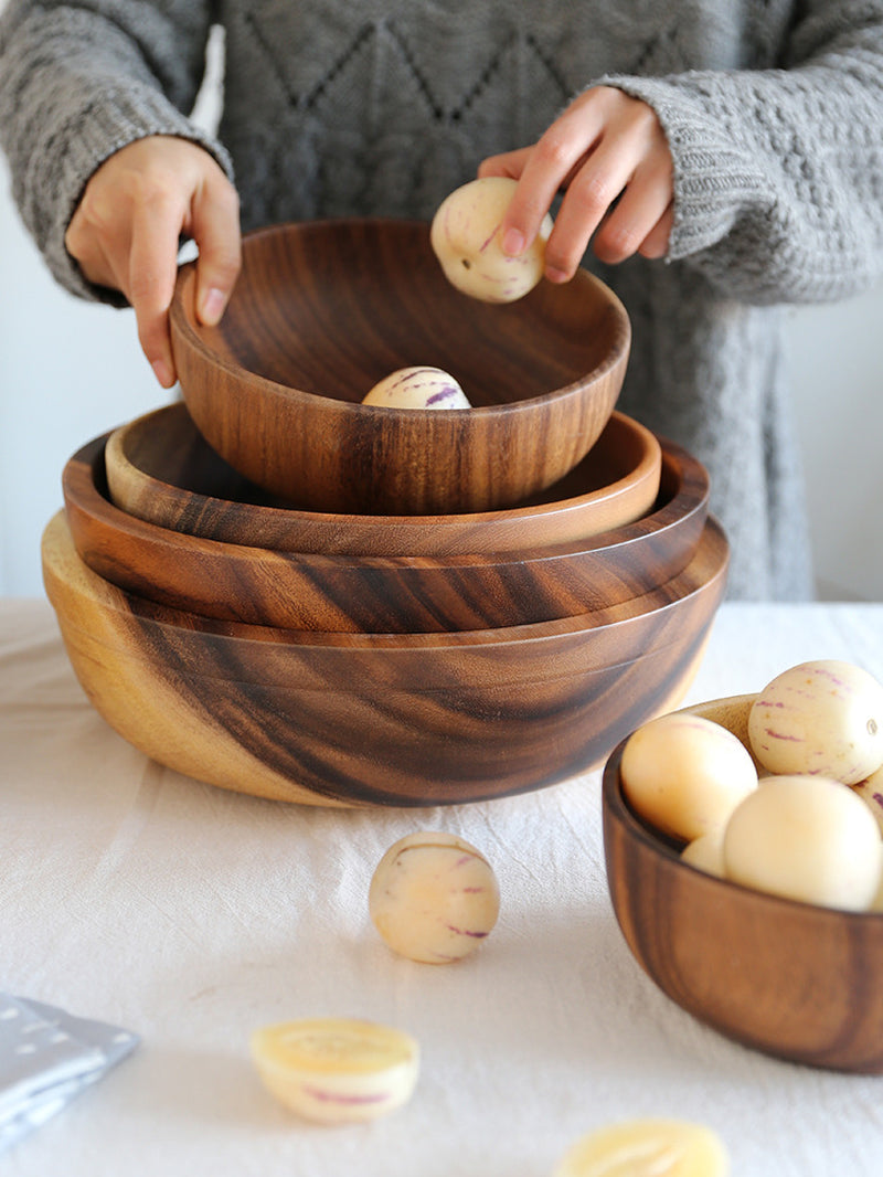 AcaciaCraft Wooden Bowl