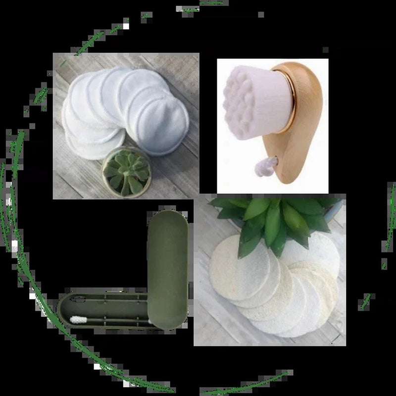 Eco-Friendly Facial Skin Care Accessories Bundle