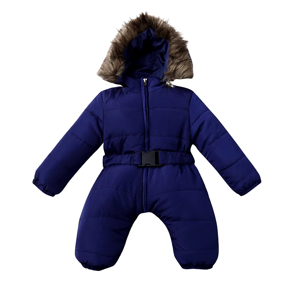 PolarCub Snowsuit - Baby Boy Girl Warm Romper Jacket Hooded Jumpsuit