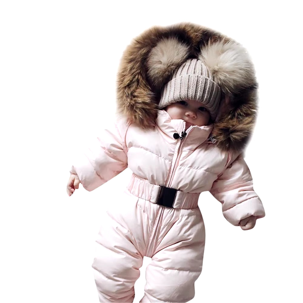 PolarCub Snowsuit - Baby Boy Girl Warm Romper Jacket Hooded Jumpsuit