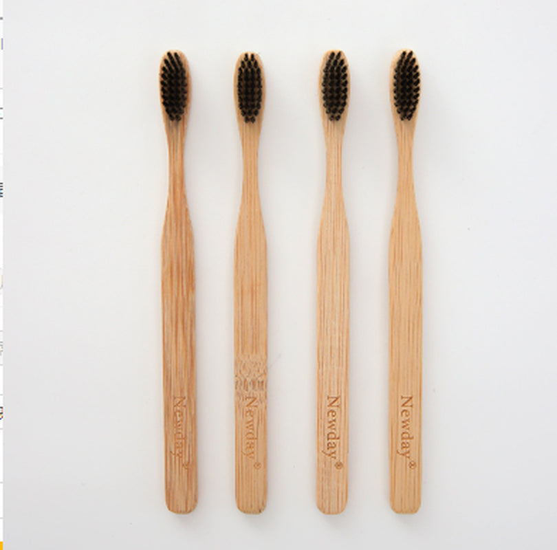 EcoSmile Bamboo Toothbrush Natural Pure Bamboo Portable Soft Oral Cleaning Care Tools